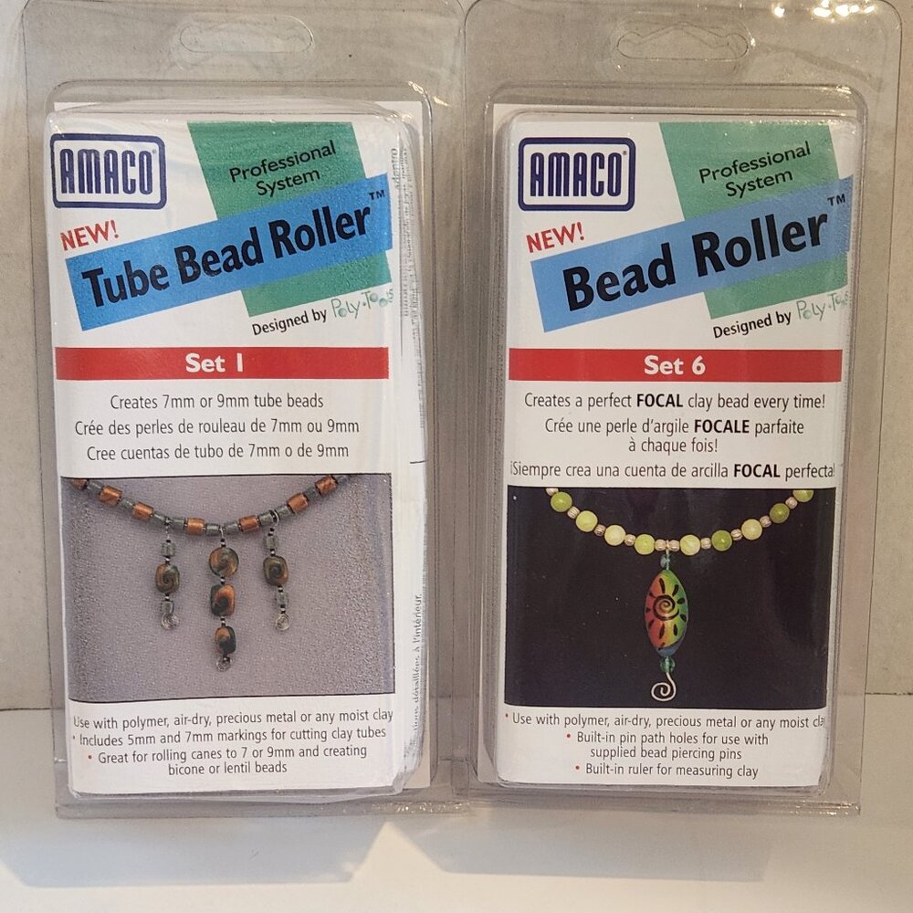Amaco Bead Rollers for Tube and Focal Bead Making